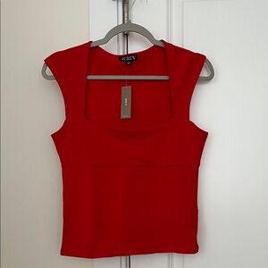 NWT J. Crew Red Tank Top